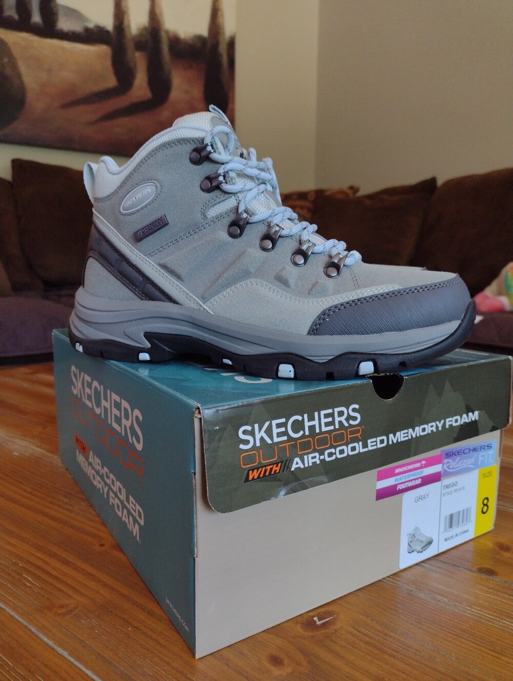 Skechers Trego Hiking Boots Size 8